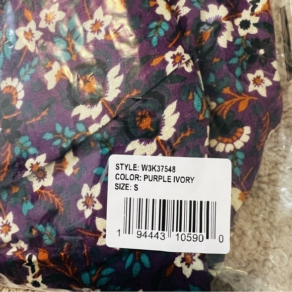 NWT! Band of Gypsies Band of the Free CORALINE PURPLE FLORAL MINI DRESS. Small - Picture 11 of 12